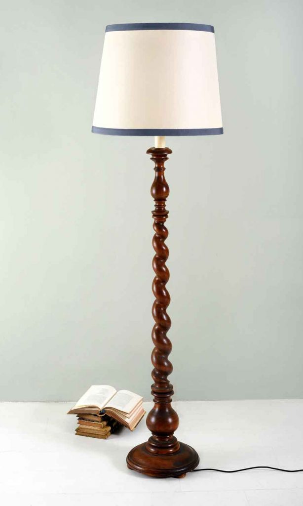 spiral floor lamp