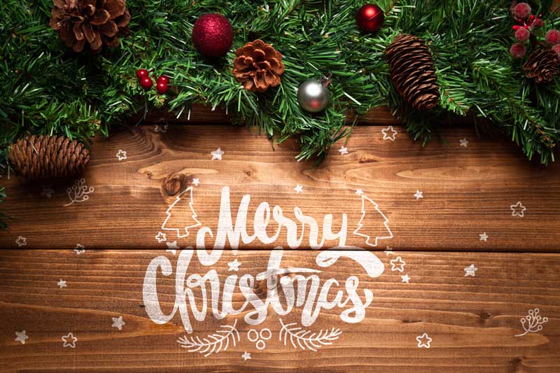 wood christmas sign