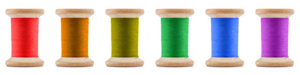 wooden spools